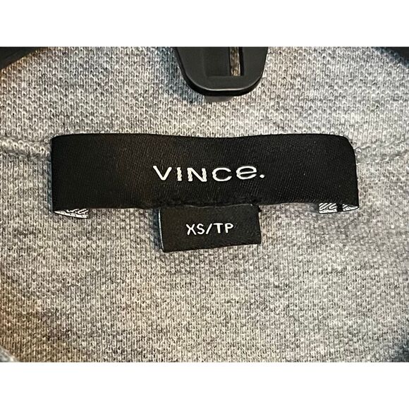 Vince Men's Pique Collar Stand Henley -XS - Picture 5 of 8